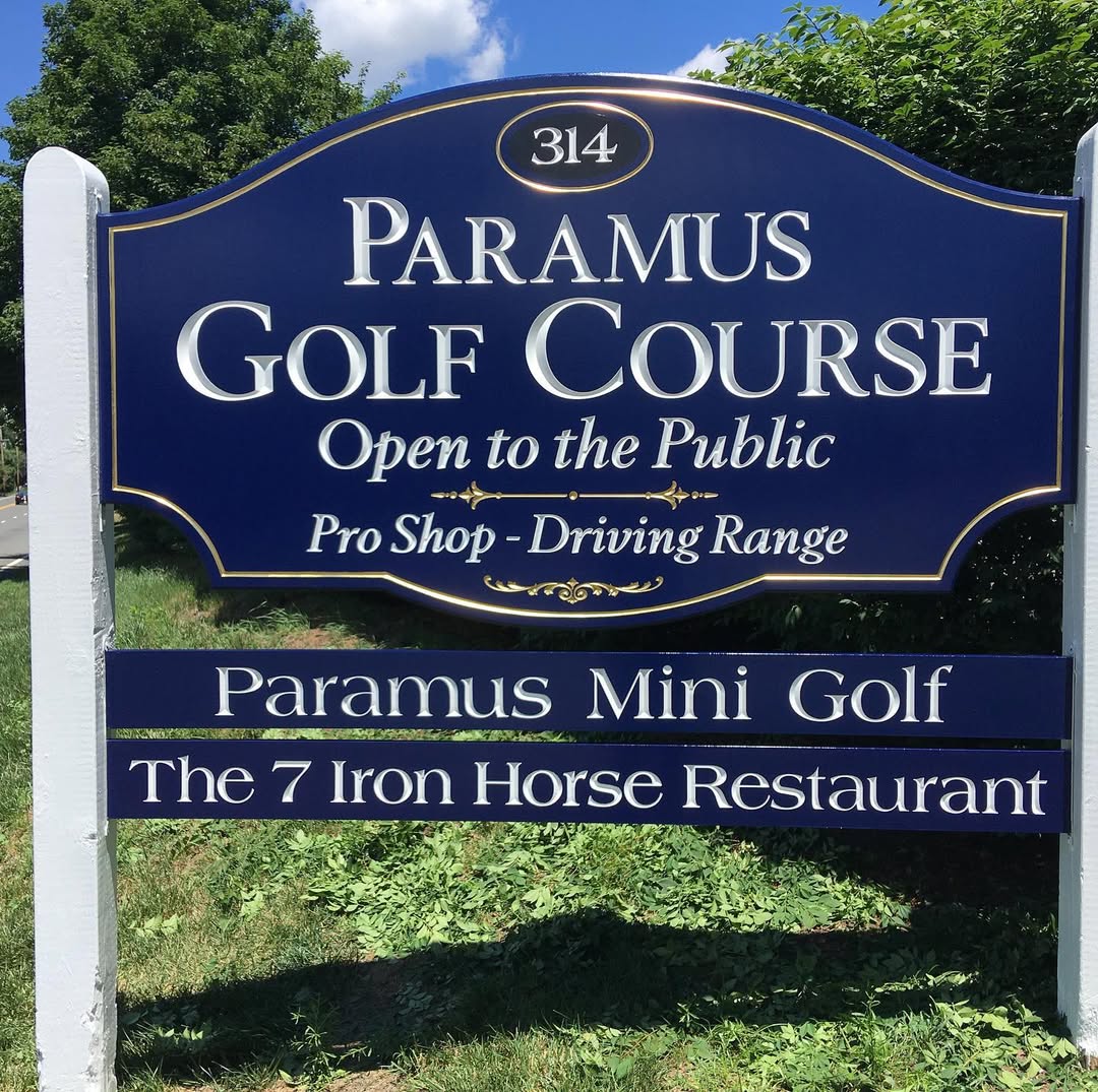 Paramus Golf Course Sign - Carved Signs Gallery