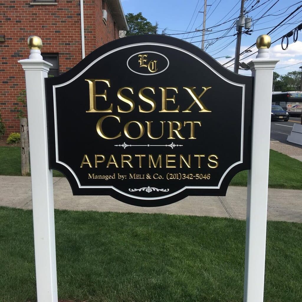 Essex Court Apartments Sign